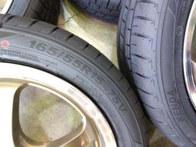 BADX S-HOLD STOLZ  + KENDA(ケンダ) KR203 165/55R15 75V