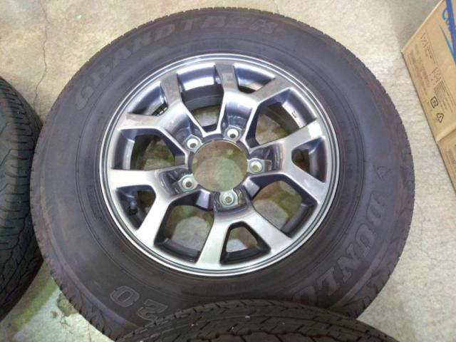 ジムニーシエラ/JB74 純正ホイール+DUNLOP GRANDTREK AT20