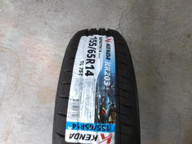 WORK(ワーク)  ROAR 5本スポークホイール  + KENDA(ケンダ) KR203 155/65R14 75T