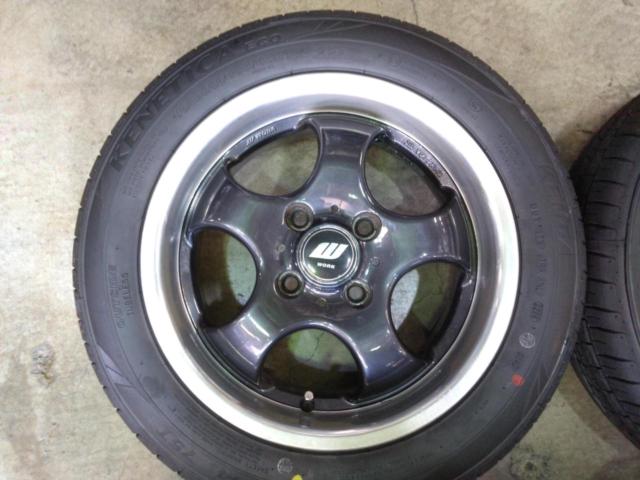 WORK(ワーク)  ROAR 5本スポークホイール  + KENDA(ケンダ) KR203 155/65R14 75T