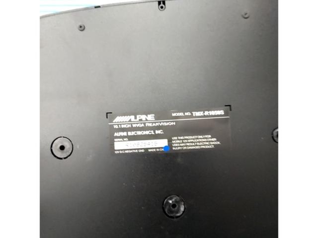 ALPINE TMX-R1050S 10.1インチフリップダウンモニター