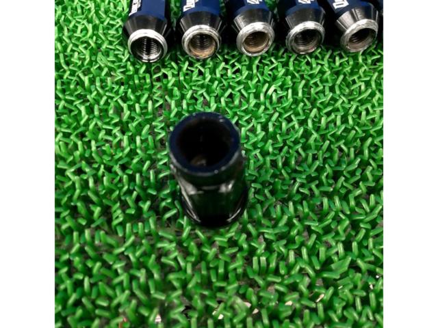 【M12×P1.5】Durax アルミブラックナット 19HEX 20個入り