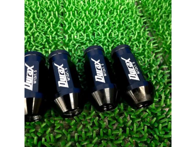 【M12×P1.5】Durax アルミブラックナット 19HEX 20個入り
