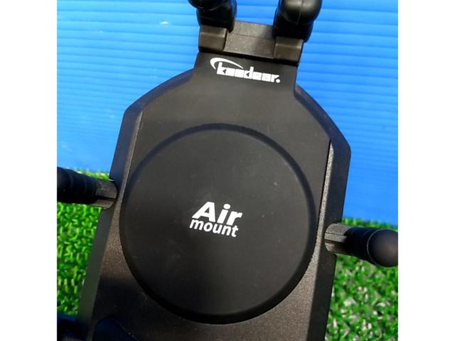 【汎用/Φ22.2】Kaedear(カエディア) デビルホーンライト 振動吸収Airマウント搭載/KDR-M26D【#スマホホルダー #スマートフォンホルダー】