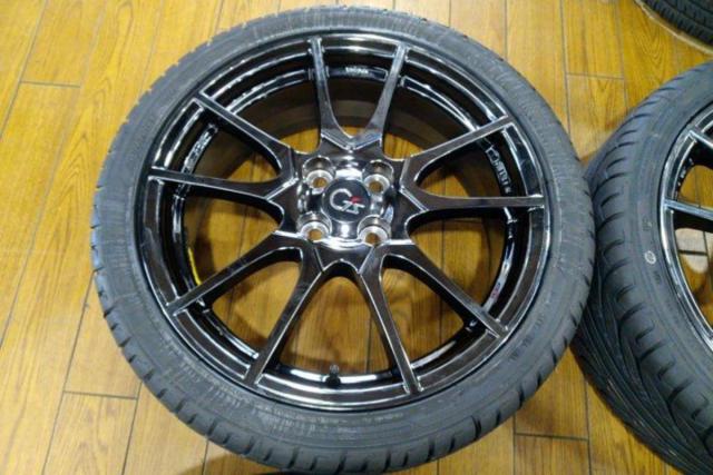 トヨタ純正(TOYOTA)  アクアG’s GRスポーツ17インチパッケージスパッタリングホイール   + KENDA(ケンダ) KR20