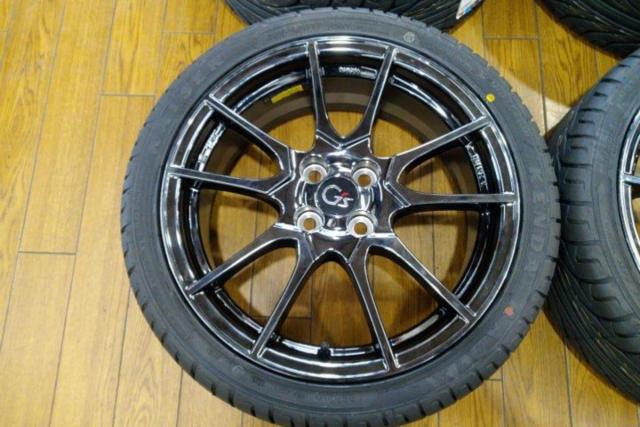 トヨタ純正(TOYOTA)  アクアG’s GRスポーツ17インチパッケージスパッタリングホイール   + KENDA(ケンダ) KR20