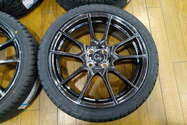トヨタ純正(TOYOTA)  アクアG’s GRスポーツ17インチパッケージスパッタリングホイール   + KENDA(ケンダ) KR20