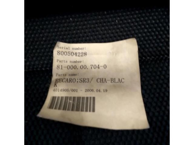 RECARO
SR-3
Reclining seat