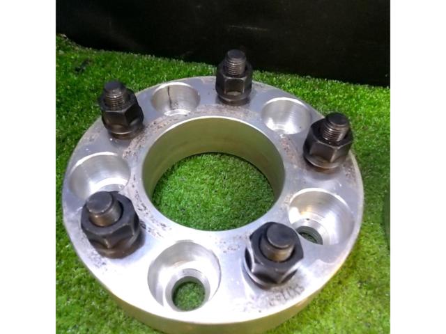 【M12/P1.25/35mm/72.5パイ/114.3-5H】メーカー不明ワイドトレッドスペーサー