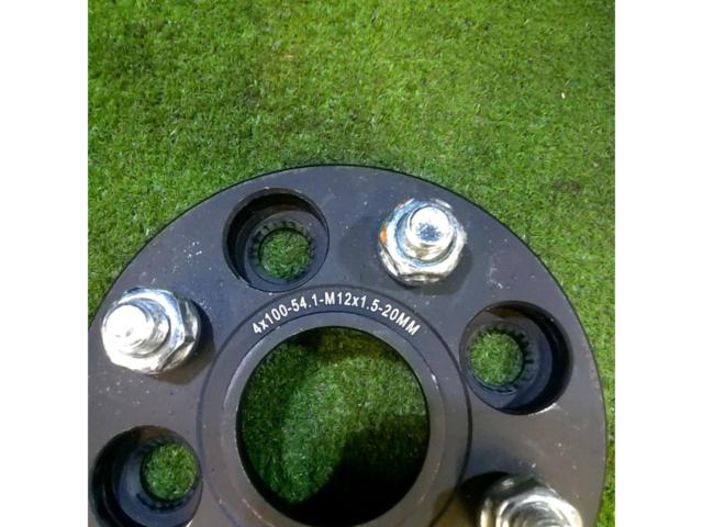 【M12/P1.5/100-4H/15mm/内径54.1mm】GAsupply ワイドトレッドスペーサー