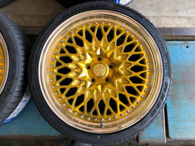 WORK Gran Seeker CCX インペリアルゴールド + WINRUN R330 92W XL