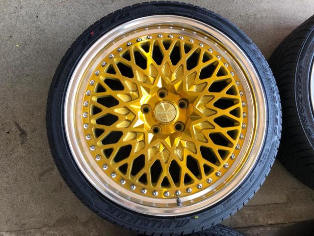 WORK Gran Seeker CCX インペリアルゴールド + WINRUN R330 92W XL
