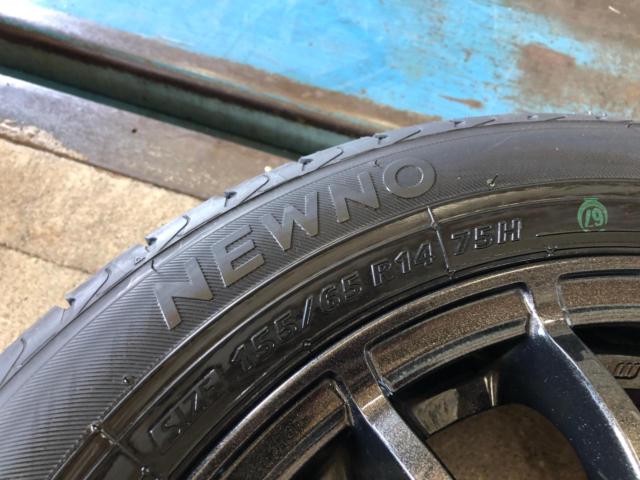 WORK PROMISING STYLE ST + BRIDGESTONE NEWNO 155/65R14 75H