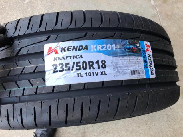 TOYOTA 30系トヨタ・アルファード/ヴェルファイア 純正18インチアルミホイール + KENDA KR201 235/50R18