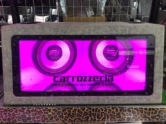 I want to go back to the Heisei era with LED specifications!! carrozzeria
TS-WX2500
BOX with subwoofer 