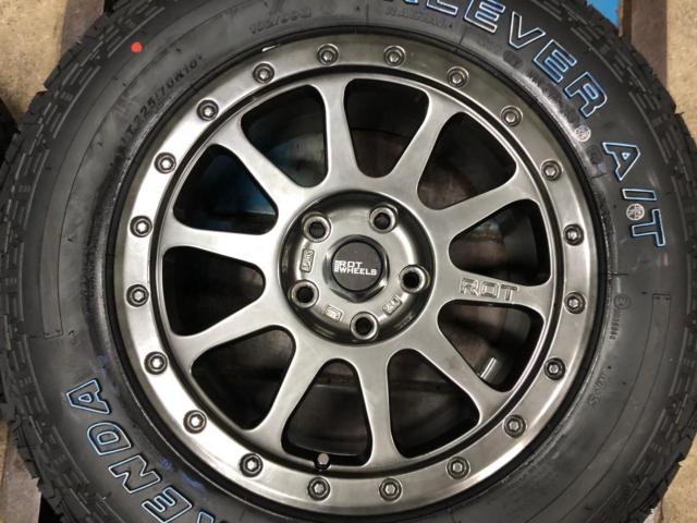 THE
ROT
WHEELS
RO401
+
KENDA
KR28
LT225 / 70R16