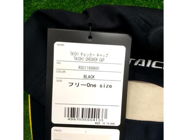 【フリーサイズ】RSTaichi チェッカー キャップ RSC116