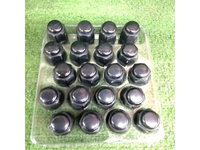 メーカー不明 ブラックナット 【M12xP1.5 19HEX】