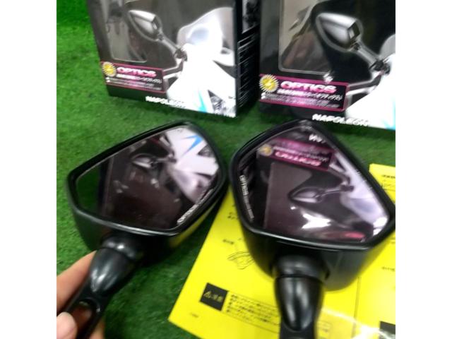 NAPOLEON OPTICS カウリングミラー2 AEX2-L/R 左右セット【眩しい光だけをカットするオプティクス鏡!!】