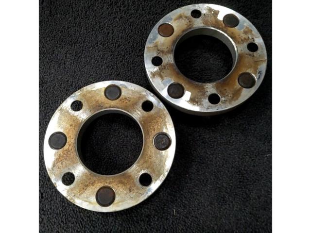 2【114.3-4H/M12xP1.5/15mm/ハブ径73mm】ワイドトレッドスペーサー