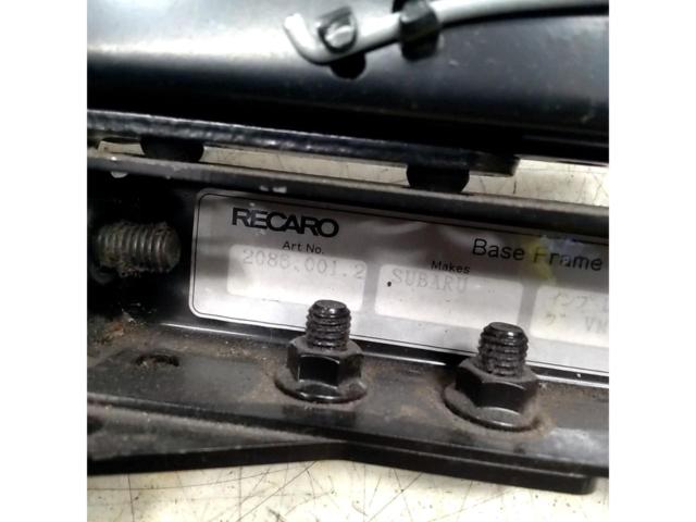 RECARO 2086.001.2 シートレール【運転席側】インプレッサ/XV/レヴォーグ