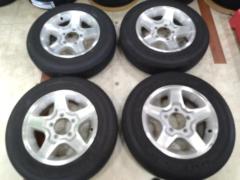 スズキ純正(SUZUKI)  JB23W ジムニー 純正アルミホイール  + BRIDGESTONE(ブリヂストン) DUELER H/L