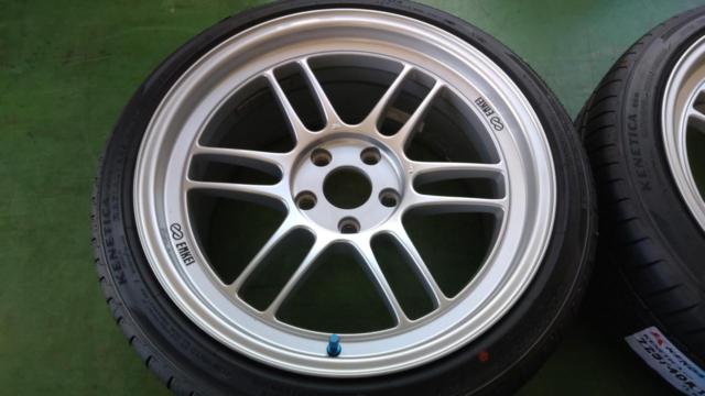 ENKEI(エンケイ) Racing RPF1 シルバー + KENDA(ケンダ) KENDA(ケンダ) KR203 225/40R18 92V 【マークⅡ/チェイサー/シルビア/スカイライン】
