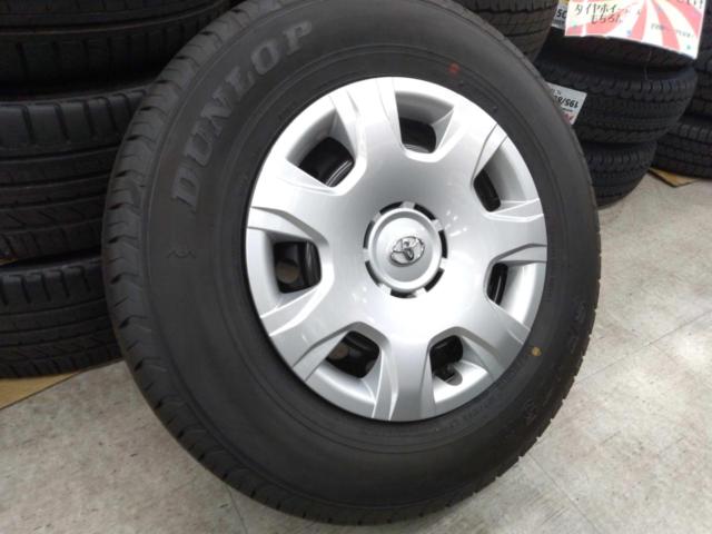 トヨタ ハイエース/200系 純正スチールホイール + DUNLOP SP175N