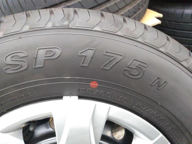 トヨタ ハイエース/200系 純正スチールホイール + DUNLOP SP175N