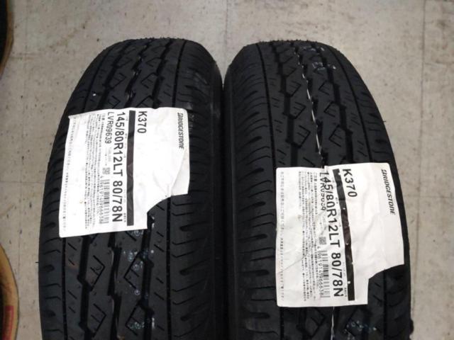 ☆新品タイヤ付☆ スズキ アルト/HA22S 純正スチールホイール + BRIDGESTONE K370