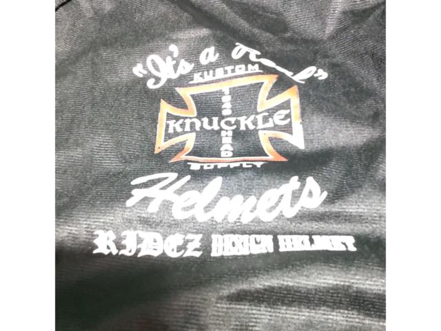 RIDEZ KNUCKLE HEAD ヘルメット袋