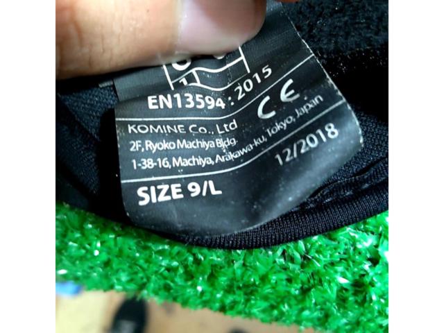 サイズ:L KOMINE ストレッチメッシュグローブ 06-232