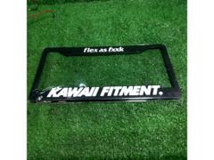 KAWAII FITMENT ナンバーフレーム