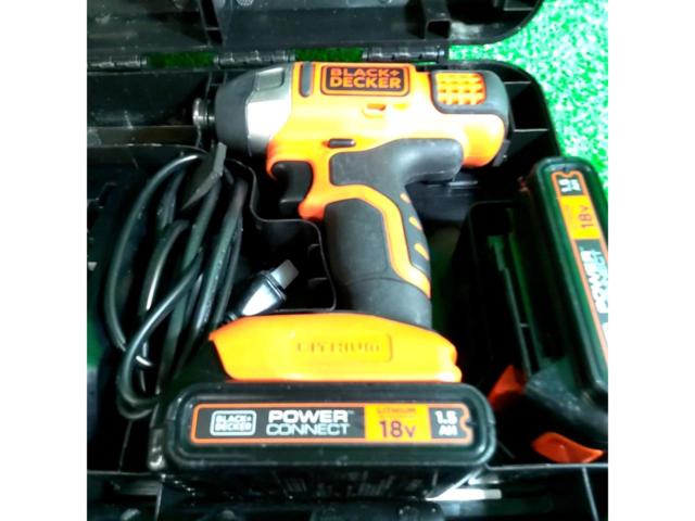 BLACK+DECKER 18Vリチウムインパクトドライバー(BPCI18JP)