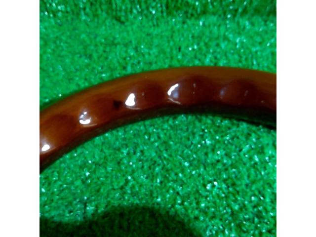 メーカー不明 280mm ウッドステアリング