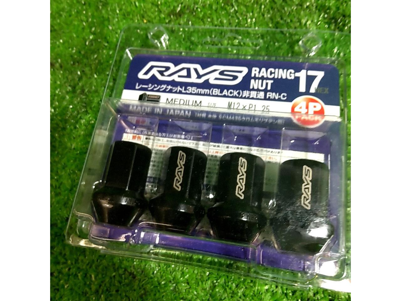 RAYS
17HEX Racing Nuts
M 12 x P 1 .25
4 pieces set