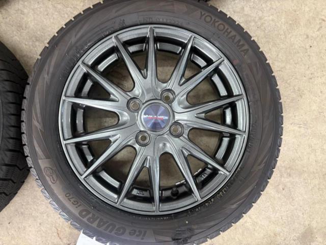 ★お得な冬タイヤセット!★weds VELVA SPORT +YOKOHAMA iceGUARD iG70 155/65R14