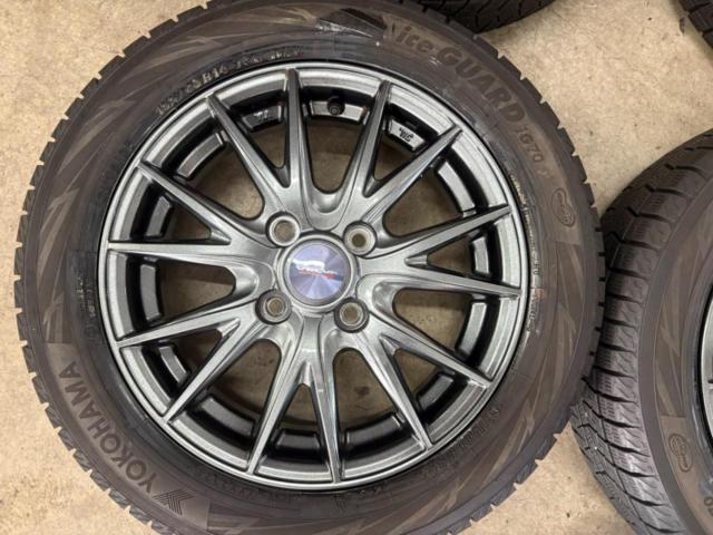 ★お得な冬タイヤセット!★weds VELVA SPORT +YOKOHAMA iceGUARD iG70 155/65R14