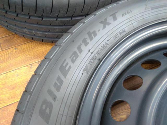 ★純正戻し・タイヤ交換代わりに★TOYOTA 60系プリウス 純正スチールホイール  +  YOKOHAMA BluEarth-XT AE61