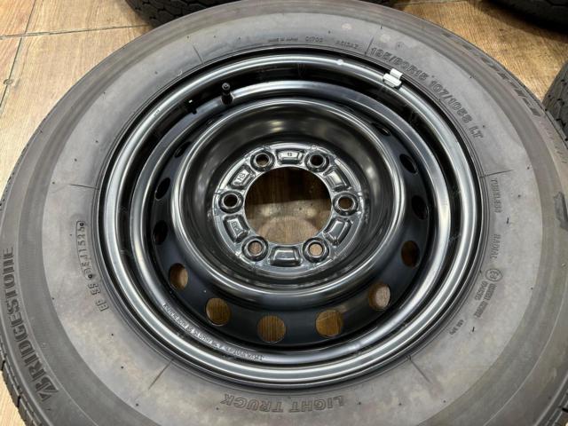 TOYOTA ハイエース 純正 スチールホイール+BRIDGESTONE ECOPIa RD613