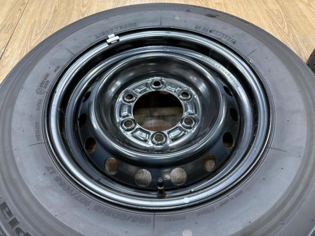TOYOTA ハイエース 純正 スチールホイール+BRIDGESTONE ECOPIa RD613