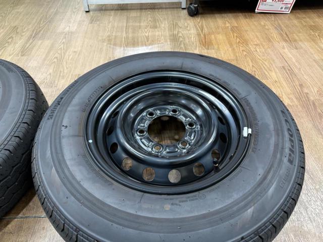 TOYOTA ハイエース 純正 スチールホイール+BRIDGESTONE ECOPIa RD613