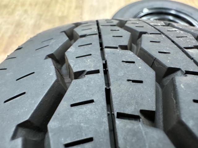 TOYOTA ハイエース 純正 スチールホイール+BRIDGESTONE ECOPIa RD613