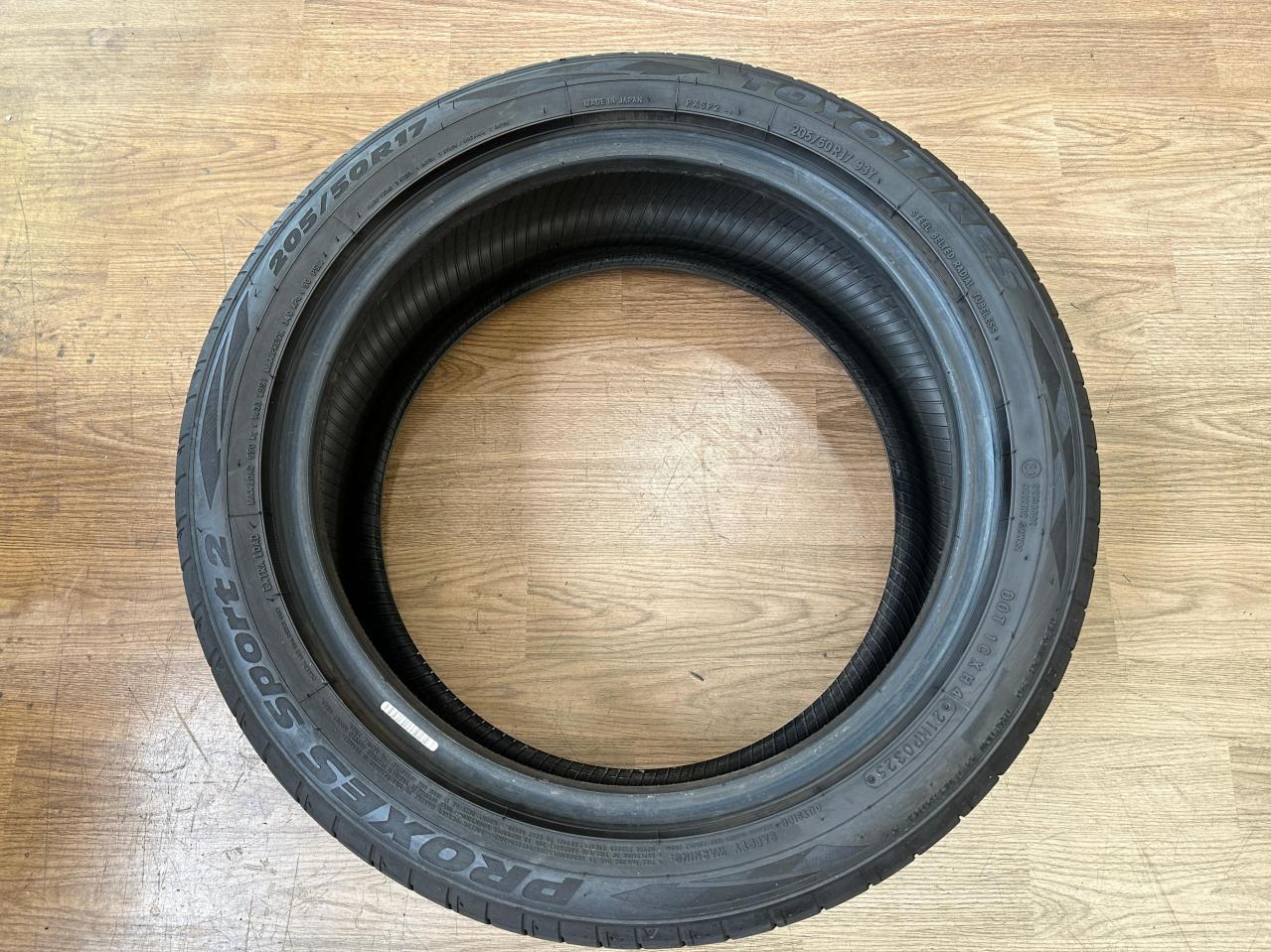 TOYO
PROXES
Sport2
205 / 50R17
Single