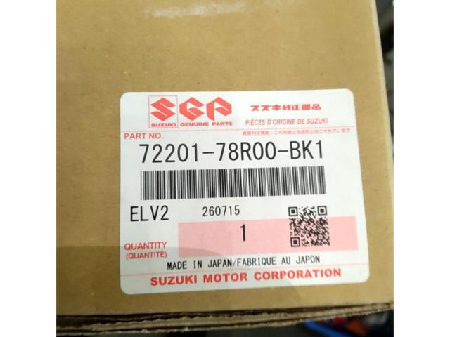 Suzuki genuine
Jimny/Jimny Sierra (JB64W/JB74W) Side Rack
Black (Model number: 72201-78R00-BK1)