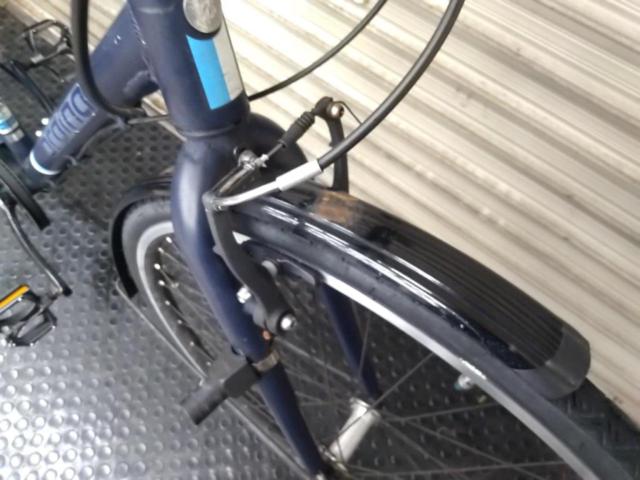 【わけあり現状販売】BRIDGESTONE ORDINA 27×1-3/8インチ内装5段変速クロスバイク ネイビー