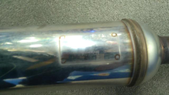 Nissan genuine
K13 breaks
March
NISMO
S/AUTECH genuine muffler
Center pipe + rear piece set