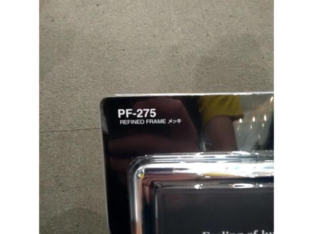 YAC(ヤック) REFINED FRAME ナンバーフレーム クロームメッキ(型番:PF-275)未使用品