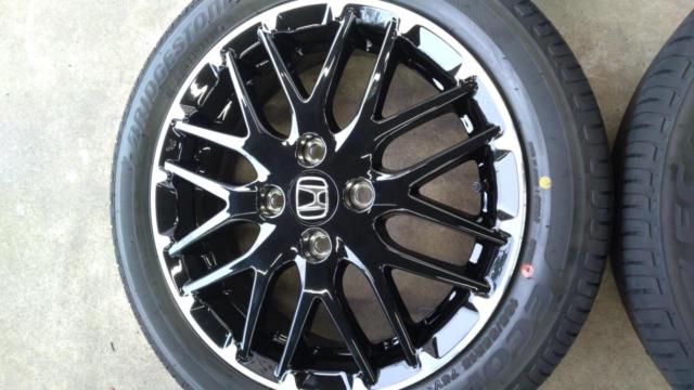 納車外しセット!! ホンダ  N-BOX カスタム 純正ホイール  + BRIDGESTONE(ブリヂストン) ECOPIa EP150