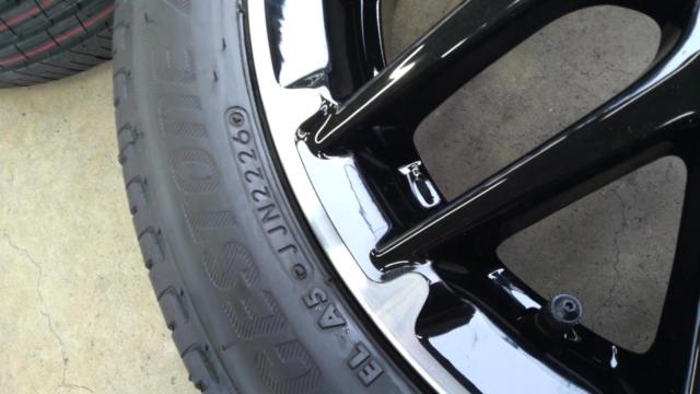 納車外しセット!! ホンダ  N-BOX カスタム 純正ホイール  + BRIDGESTONE(ブリヂストン) ECOPIa EP150